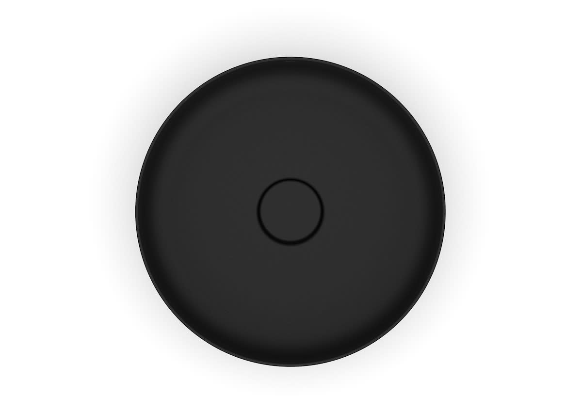 ROCA - CUBA DE APOIO REDONDA TERRA 39 X 39 MATTE BLACK