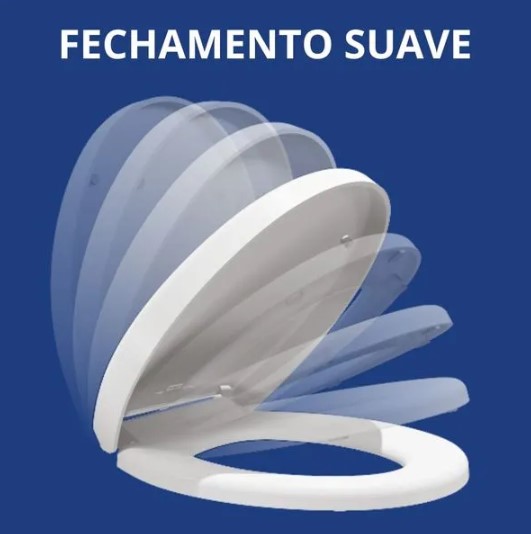 ASTRA - ASSENTO SANIT�RIO SOFT CLOSE OVAL BRANCO