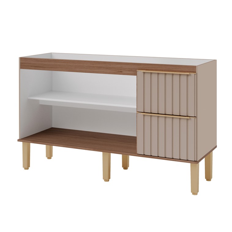 MGM - GABINETE �GATA 1,80MT - CAPPUCCINO/FREIJ�