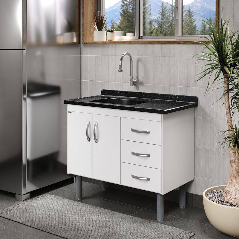 RORATO - GABINETE T�QUIO 1,00MT BRANCO 